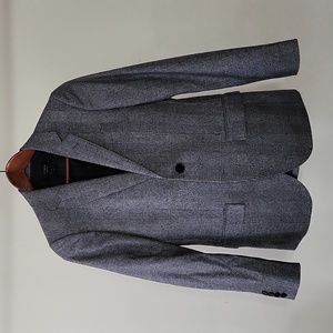 J. Crew Men's Gray Glen Plaid Sport Coat Blazer